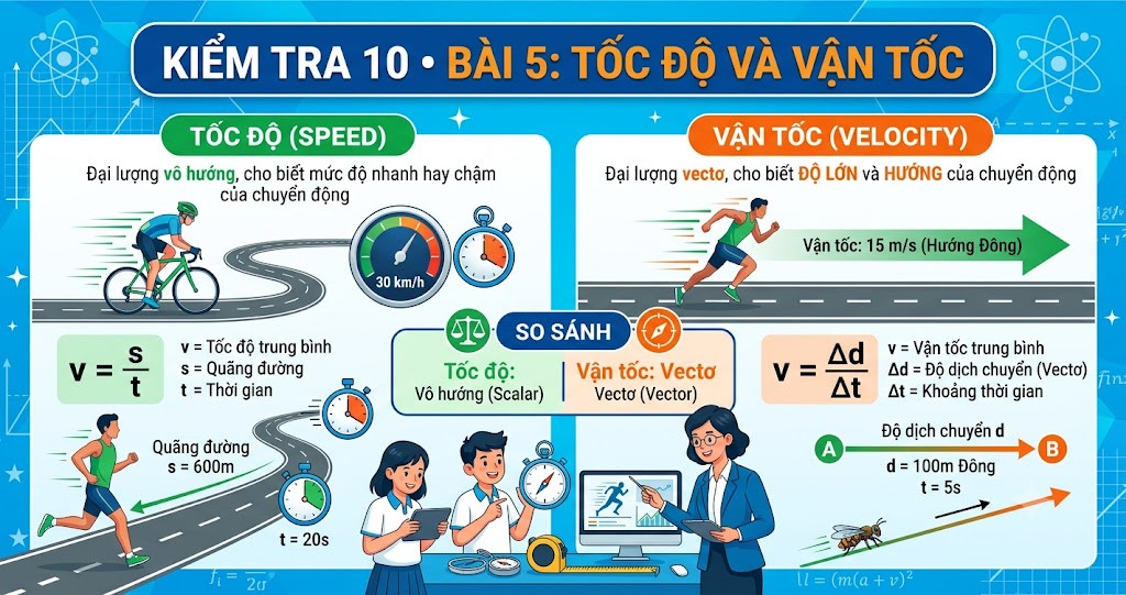 06-2k11 - Bài 5. Tốc độ và Vận tốc