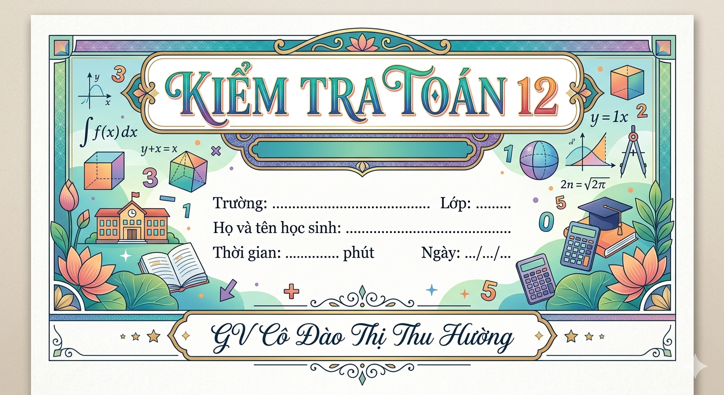 KIỂM TRA TOÁN 12 